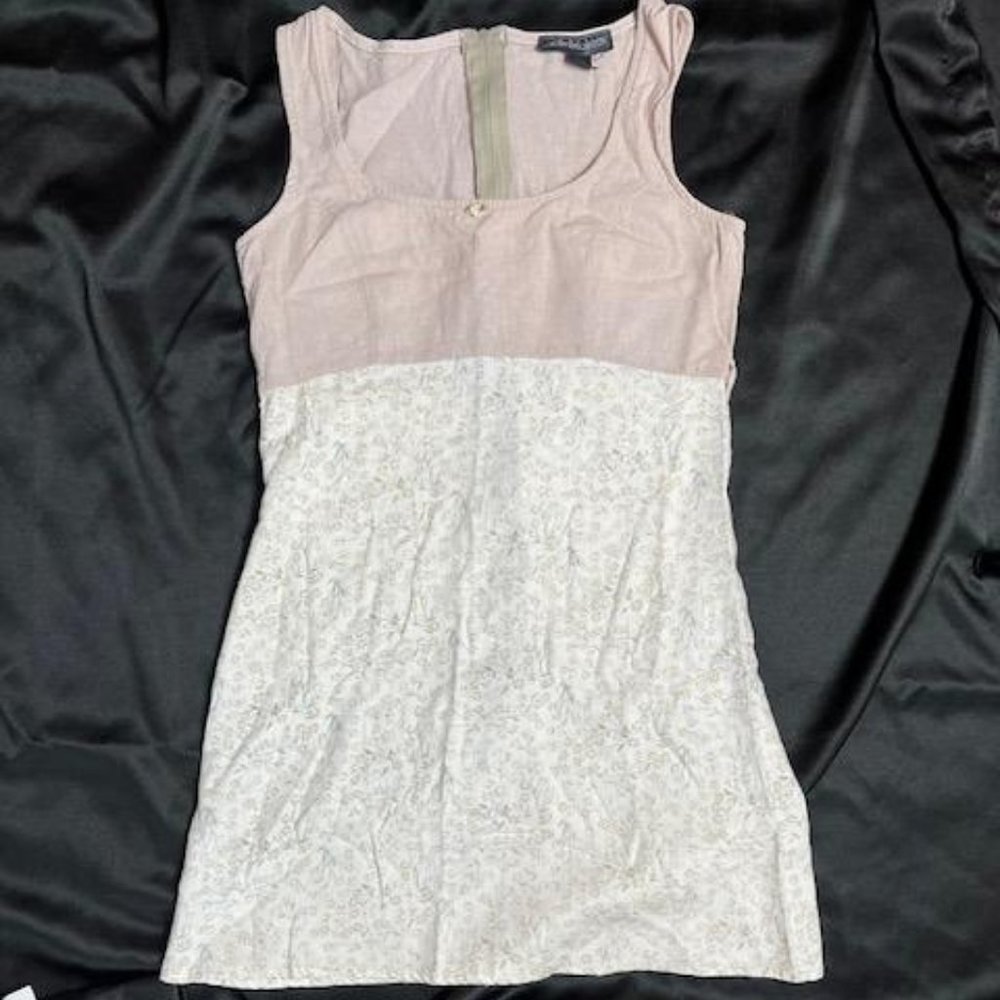 Jonathan Martin Vintage 1990's Linen Floral Sundress